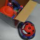 Spider 3-in-1 Rocket Launcher for Kids: 4 Cool Spider Rockets, Ring Toss Game, Musical Jump Toys with Remote Control, Outside Yard Indoor Outdoor Sports Toys for Boys Girls 3 4 5 6 7 8 9 10 Year Old