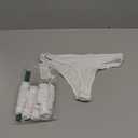 ANZERMIX Women's Breathable Cotton Thong Panties Pack of 6 (Large)