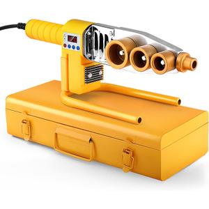 Plastic Pipe Welding Tool，Plastic Welder Tit Contains Welding Heads of 6 Diameters，Water Pipe Welding Machine Electric Heating Hot Melt Tools for PPR PE Tube 1000W 220V
