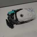 SHINE HAI Retractable Hands Free Dog Leash with Dual Bungees for 2 Dogs, Adjustable Waist Belt, Reflective Stitching Leash for Running Walking Hiking Jogging Biking Black - Gray