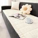 Couch Covers for Dogs, Washable Sofa Couch Cover for Pet, Couchs Covers for Cushion Sofa Pet Friendly, Non Slip Sofa Cover (27.6''*82.7''/70 x 210cm) (White)