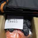 Cordless Sander, 3" Palm Sander with 2Pcs 16.8V 3.0Ah Batteries, 3500RPM Mini Polisher, 30 Accessories Sanders Tool for Sanding/Polishing/Waxing/Cleaning (Orange-black)