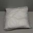 Oubonun 18 x 18 Throw Pillow Inserts - Soft, Plush & Decorative Down Alternative Pillows for Couch Sofa Bed, Machine Washable - White, Pack of 4