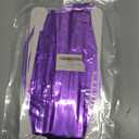 2Pack Purple Foil Fringe Curtains Backdrop, Metallic Tinsel Streamer Decors
