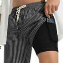 7 Inch Men Swim Trunks mid-Thigh Compression Liner Board Short Best Grandpa Grandfather Elder Happy Birthday Gift Father Day Great Papaw Peepaw Grampy Pawpaw Grandson Christmas Xmas Unique Present Large