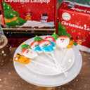 Christmas Lollipops, 24-Pack Christmas Candy, Individually Wrapped, Fruit Flavored Suckers Bulk For Festive Treats