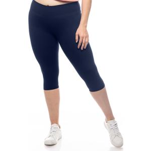 SATINA High Waisted Navy Blue Leggings for Women - Soft, Stretchy Leggings with Side Pockets - Full Length Yoga Pants for Women - Tummy Control and Buttery Soft Fabric for All-Day Comfort - Plus Size