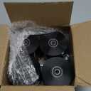 8 Pack 78A Quad Roller Skate Wheels 65 x 36mm with ABEC-9 Bearings Installed for Double Row Skating, Quad Skates Accessories Outdoor/Indoor Use (Black)