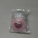 Super Soft Sunflower Suction Cup Bath Ball, 2-in-1 Sponge Mesh Pouf Shower Ball, Sunflower Bath Ball Exfoliating Bath Sponge Cleaning Brush (Blue and Purple)