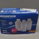 AQUAPHOR B15 Water Filter Replacement - 3 Pack | Fast Flow Water Filtration | Lasts 2 Months or 45 Gallons Per Filter | BPA-Free | Reduces Chlorine & Heavy Metals | Improved Taste & Filtered Water