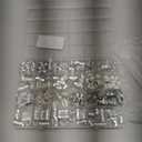 Lucomb 259 Pcs Hair Jewelry, Hair Accessories for Braids Silver Loc Jewelry for Hairs Dreadlocks Braid Jewelrys Hairs Cuffs Clips Dreadlock Accessories for Women's Loc Charms Rings Decoration