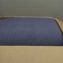 HOMBYS Tufted Furry Recliner Seat Cushion for Elderly Foam Curved Edge Large Square Seat Cushion for Recliner Chair, Floor Pillow, Office Chair, Car, No Pressure on Thighs(Grey)