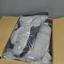 Dog Car Seat for Small/Medium Dogs Up to 35lbs,Elevated Cushion Fits in Front/Back Seat,Travel Safety Per Car Bed with Washable Removable Cover, Storage 2 Pockets Black-Grey