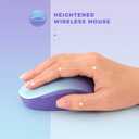 seenda Wireless Mouse, 2.4G Noiseless Mouse with USB Receiver Portable Computer Mice for PC, Tablet, Laptop, Notebook Chromebook - Gradient Purple