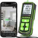 Huepar 330Ft Green Laser Measurement Tool with APP Control, Rechargeable Bluetooth Distance Meter 1/16" High Accuracy, Angle Sensor, Multiple Modes, IP54 Waterproof Durable for Home & Construction
