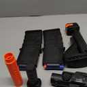 Electric Automatic Toy Gun for Toy Guns Sniper Soft Bullets [Shoot Faster] Burst Soft Bullets Toy Gun for Boys,Toy Foam Blasters & Guns with 100 Toy Sniper Darts for Kids (Blue)