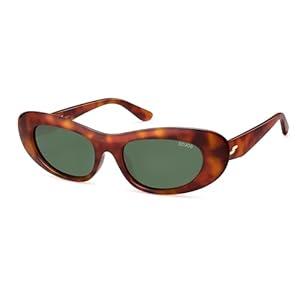 SOJOS Retro Cat Eye Sunglasses for Women Polarized UV400 Designer Inspired Sun Glasses SJ2617 Tortoise/ Green