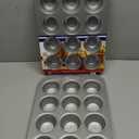 USA Pan Bakeware Muffin Pan, 12-Well, Set of 2, Aluminized Steel