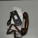 Sangyn Corded Phone Vintage Wood Grain Wall Phone, No AC Power Required, 3 Speed Dial Keys, Big Buttons, Loud Mechanical Ringer, Volume Control, Redial, Mute, Flash, Landline Phone for Home House (Nanmu Color)