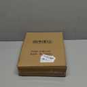 Califortree 8x10 Shadow Box Frame with Linen Back - Real Glass, Push Pins Included, Sturdy Rustic Memory Display Case, Fits 6.8x8.8 Inserts, Distressed White