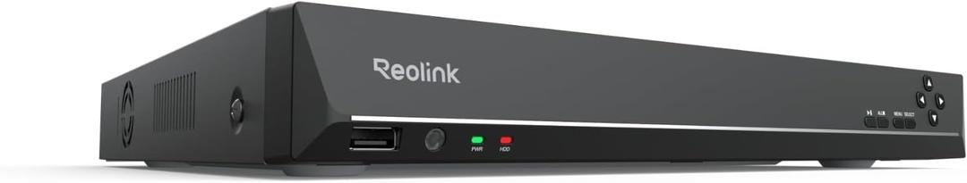 REOLINK 36CH Network Video Recorder for Home Security Camera System, No PoE Port, Requires Reolink PoE Switch, Integrated O/I Alarm System, Up to 48TB Storage, No HDD Included, RLN36