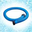 1.5" Pool Pump Replacement Hose for Above Ground Pools, Compatible with Intex 1500 GPH Filter Pumps, Sand Filters & Saltwater Systems, White Pool Hose Accessory - 29060E Replacement