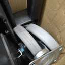 3-Shelf Heavy Duty Plastic Rolling Utility Cart, 34 x 17 x 38.5 in