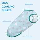 Dog Cooling Shirts, Uadonile 2pcs Dog Summer Clothes Pet Hawaiian Vest Breathable Lightweight Quick Dry, Doggie Cooling T-Shirts for Beach, Hiking, Walking, 2pack(Star, XXXL)