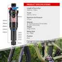 AO-8RC DNM Mtb Rear Shock Mountain Bike Air Rear Shock With Lock Out - Adjustable Air Pressure - Damping adjustment (190 x 50 mm (7.48" x 1.97"))