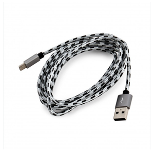 Charger Micro USB Cable - Black Rope