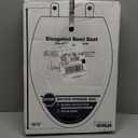 KOHLER 4636-RL-96 Cachet ReadyLatch Elongated Toilet Seat Slow Close Soft Close, Toilet Seat Quiet Lid, Contoured Grip-Tight Bumpers Installation Hardware, Apartment Essentials, Biscuit