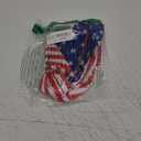 DIUEWOW Patriotic Headband for Parents and Kids American Flag Headwraps Elastic Wide Head Band Supplies Workout for 4th of July Independence Day Running Stretchy Twisted Hair Band 2 Pieces