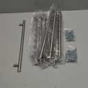 Ravinte 12-1/2 Inch Cabinet Handles Brushed Nickel Stainless Steel Kitchen Cupboard Hardware Cabinet Handles 10" Hole Center 10 Pack