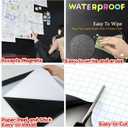 Magnetic Chalkboard 48"x24" Peel & Stick Self-Adhesive Board with 6 Chalk, 5 Liquid Markers, Magnets, Classic Matte Surface for Restaurant Menu, Office Schedule & Home Display