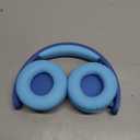 iClever BTH22 Kids Bluetooth Headphones, 60H Play Time, USB C Fast Charging, Bluetooth 5.4, AUX Cord,Safe Volume 74/85 dBA,Toddler Headphones for iPad/Tablet/Travel/School, Blue