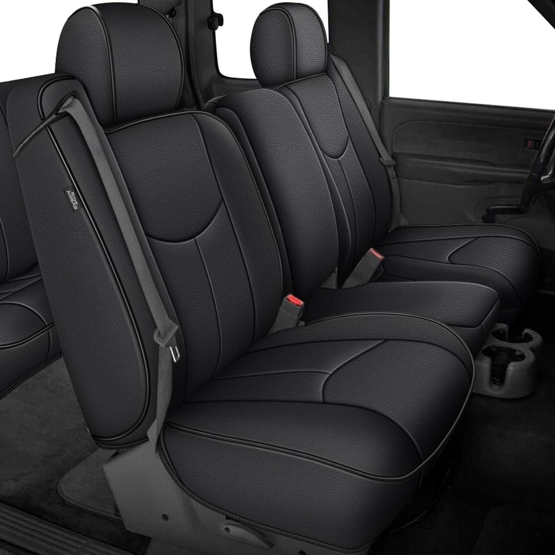 AOMSAZTO Custom Seat Covers for Chevy Silverado GMC Sierra 1500 2014-2018