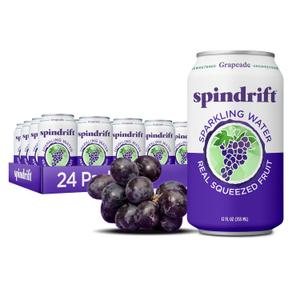 Spindrift Grapeade Can 12 Ounce (Pack of 24) BBD: 05/05/2027
