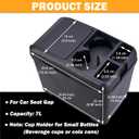 Car Trash Can Bin Waste Container Multi-Function Storage Box Car Cup Holder Car Organizer