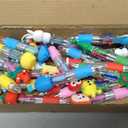 CZWZ 20Pcs Mini Multicolor Pens in One 4-in-1 Cute Pens Bulk for Kids, Fun Kawaii Ballpoint Pens for Birthdays and Children's Party Favors Gifts Teacher School Supplies