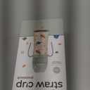 GROSMIMI Flip Top Spill Proof Sippy Cup, PPSU, BPA Free, 10 oz, Stage 2 Straw for Toddlers (Dinosaur)