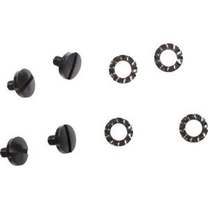 Beretta Allen/Hex Handle Slotted Head Screws Kit for 92/96/98 Series, 4 Screws and 4 Washers, Matte Black, Assorted (EU00017)