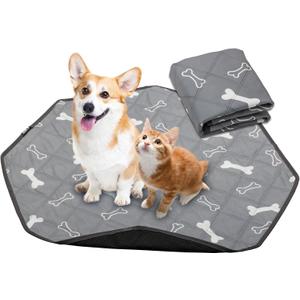 Washable Pee Pads for Dogs, Reusable Puppy Pads Pet Training Pads , Waterproof Machine Wash, Suitable for Floor Protector, Couch Cover, Crate, Potty Training, 26.8 Inch 1 Pack (Octagon)