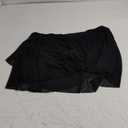 Aqua Eve Swim Skirt Swimsuit Bottom - High Waisted Bathing Suit Bottom Layer Ruffle Tummy Control Swim Skirt 2025 (X-Small, Black)
