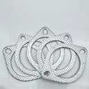 2 x 3 Inch Exhaust Gasket 2 Bolt for 3 Inch Muffler Flange Manifold 120-07610-0002 High Temperature 5 Pcs