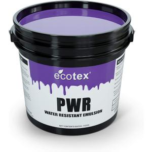 Ecotex PWR Screen Printing Emulsion (Quart - 32oz.) Pre - Sensitized Photo Emulsion for Silk Screens and Fabric - for Screen Printing Plastisol Ink and Water Based Ink, Screen Printing Supplies