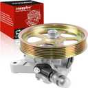 TEMSONE 215442 Power Steering Pump with Pulley Compatible with Honda Odyssey 20052010, Pilot 20052008, Acura MDX 20072013 V6 3.5L 3.7L Replace# 56110RGLA03 56110PVJA01 56110RYEA02