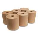 Boardwalk 16GREEN Green Seal Recycled Paper Towel Roll, Hardwound, Universal Roll Towels, Natural, 8" x 800 ft (Case of 6)