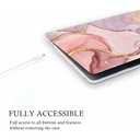 Fancity Compatible with MacBook Pro 14 inch Case 2025-2021 M5 M4 M3 M2 M1 Pro/Max Chip, Protective Plastic Hard Shell Case & Keyboard Cover for New Mac Pro 14.2 inch Laptop, Pink Marble