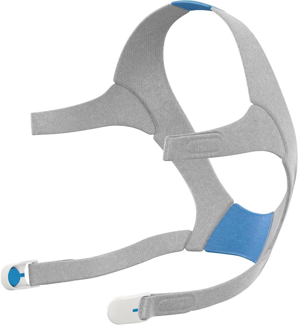 Replacement N20 CPAP Nasal Mask Headgear Set for ResMed Airtouch N20 & Airfit N20, Highlights Secure Seal & Leak-Free with Latest Brown Memory Foam Nose Mask - Medium (Tube Not Included)