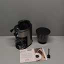 Ollygrin Burr Coffee Grinder, Electric Conical Coffee Bean Grinder With 30 Adjustable Grind Settings For 2-12 Cups, Sliver & Black